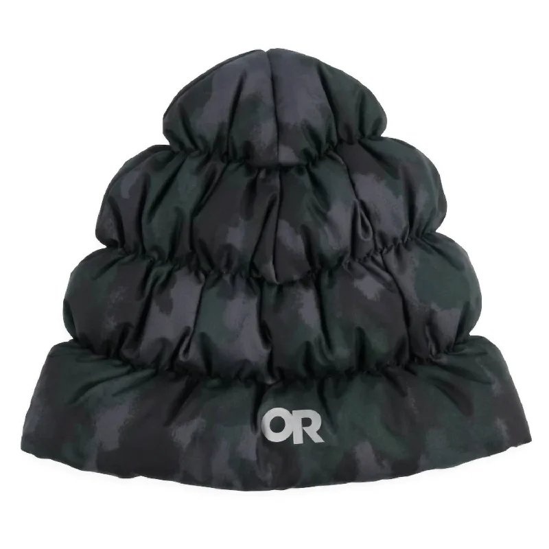 Men's Coldfront Down Beanie In Grove Camouflage