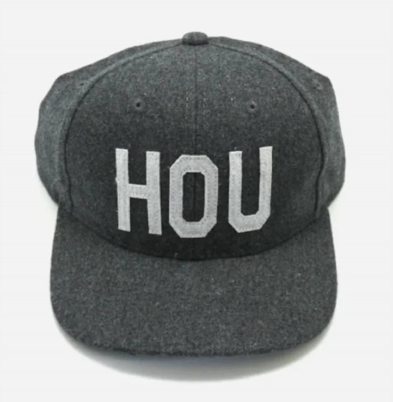 Men's Hou Hat In Gray