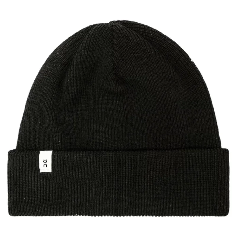 Men's Merino Beanie In Black