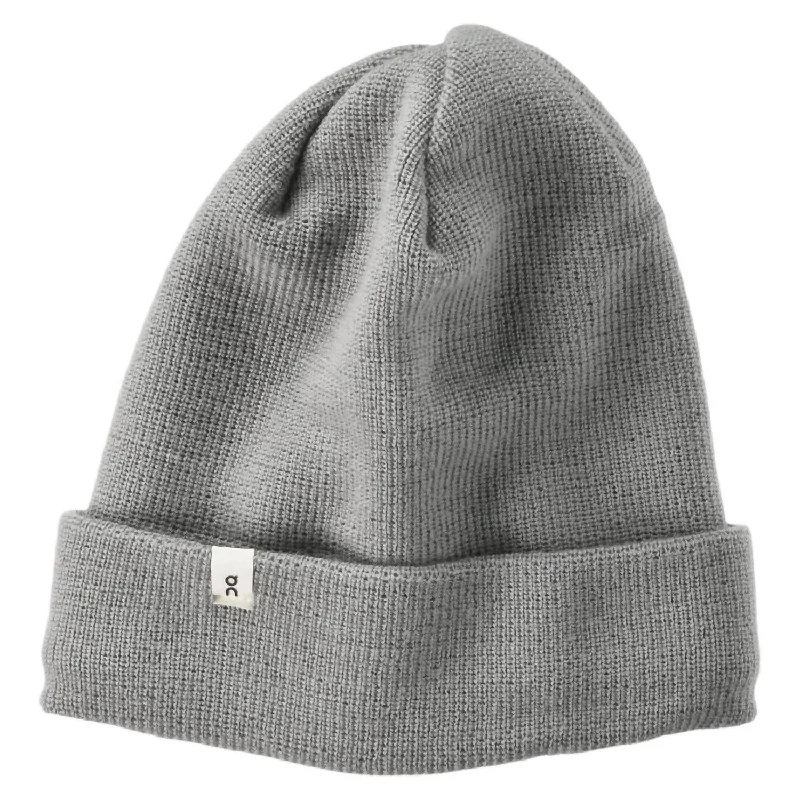 Men's Merino Beanie In Lunar