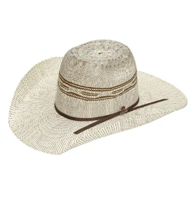 Ariat 2 Tone Punchy Cowboy Straw Hat