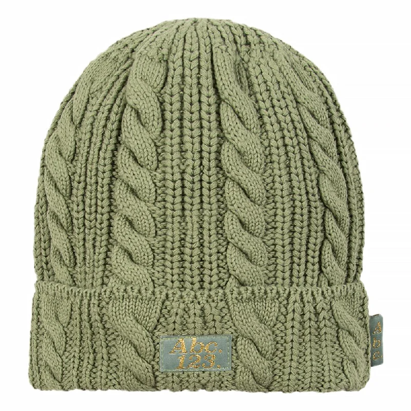 ABC 12(3) Cableknit Beanie | Aventurine  Green