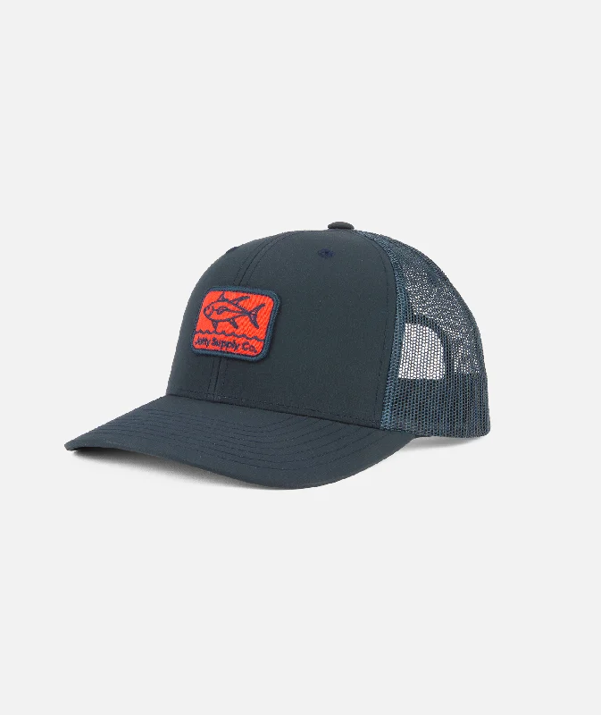 Ahi Snapback - Navy