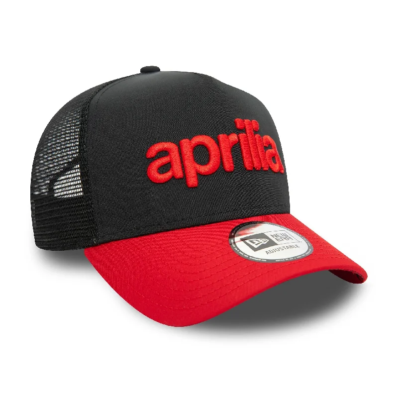 Aprilia Crackle Print Black 9FORTY E-Frame Adjustable Trucker Cap