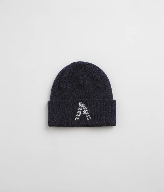 Aries Column Beanie - Navy