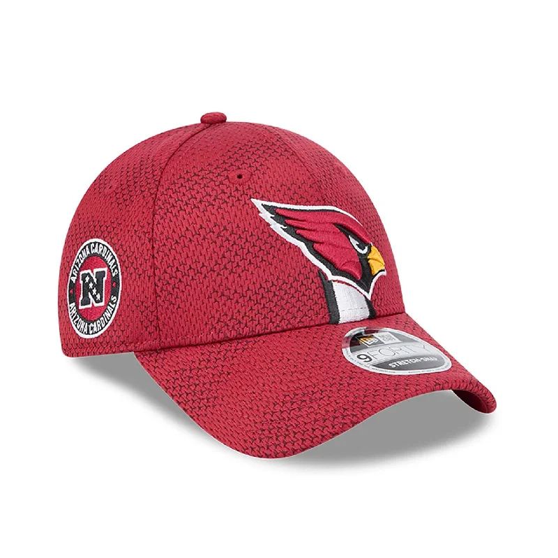 Arizona Cardinals NFL Sideline 2024 Dark Red 9FORTY Stretch Snap Cap