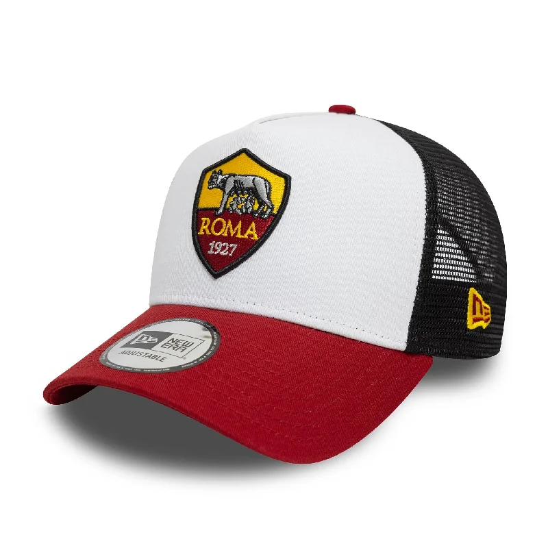 AS Roma Core White 9FORTY E-Frame Adjustable Trucker Cap