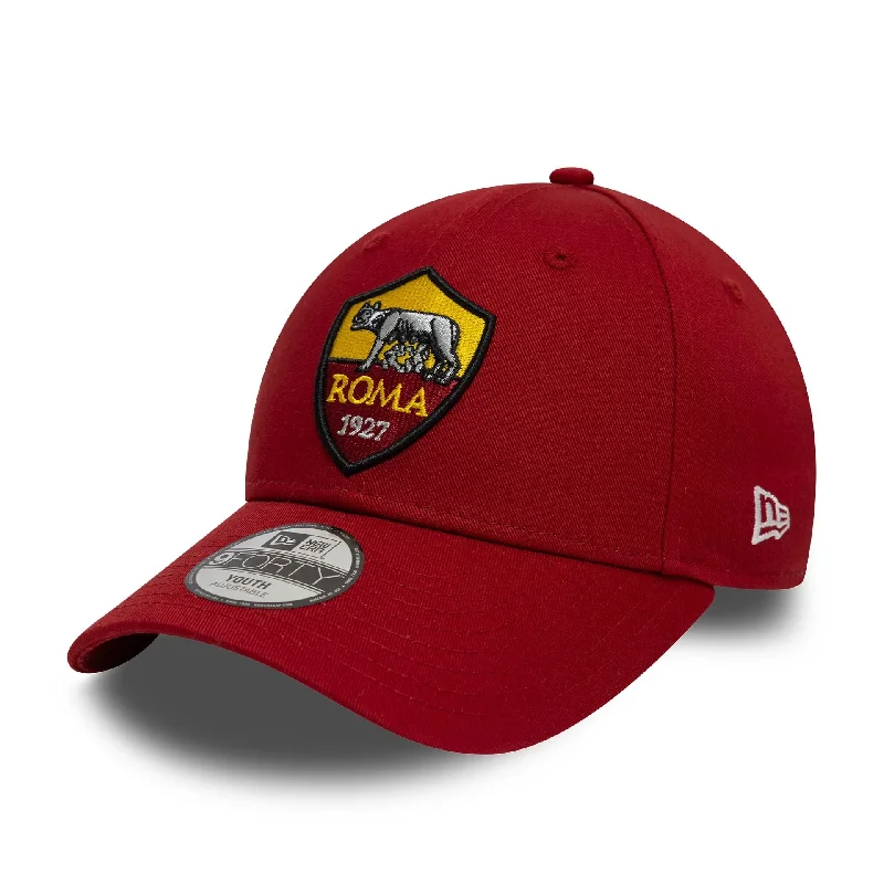 AS Roma Kids Core Dark Red 9FORTY Adjustable Cap