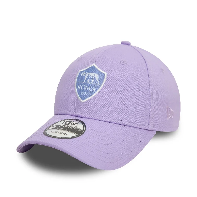 AS Roma Womens Micro Pastel Purple 9FORTY Adjustable Cap