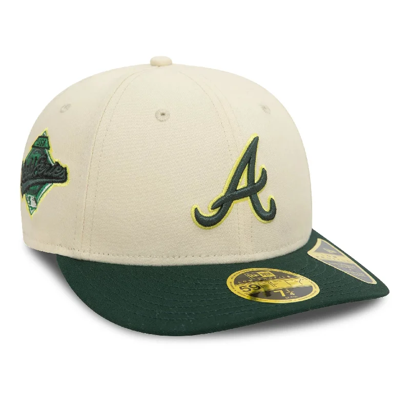 Atlanta Braves Seasonal World Series Cream Low Profile 59FIFTY Fitted Cap