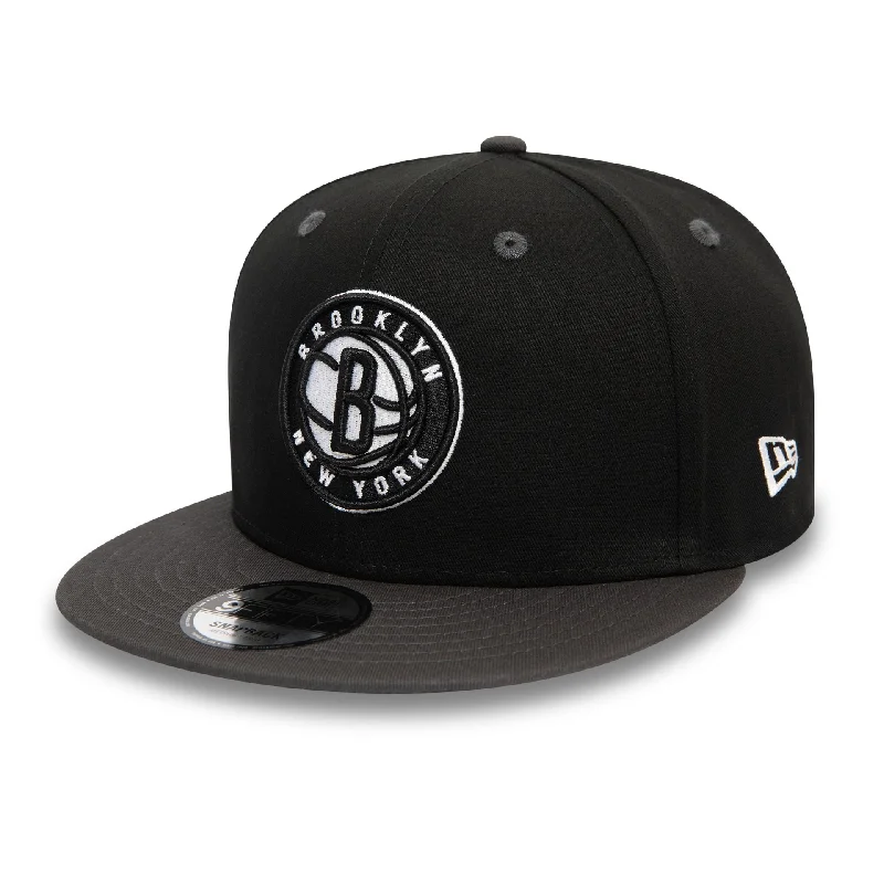 Brooklyn Nets NBA Team Colour Black 9FIFTY Snapback Cap