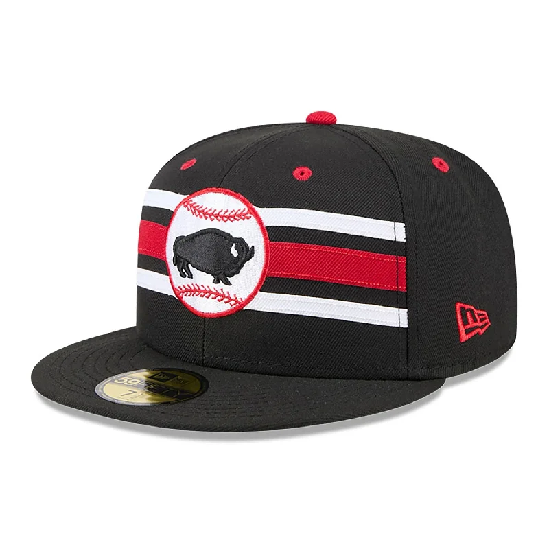 Buffalo Bisons MiLB Theme Night Blue 59FIFTY Fitted Cap