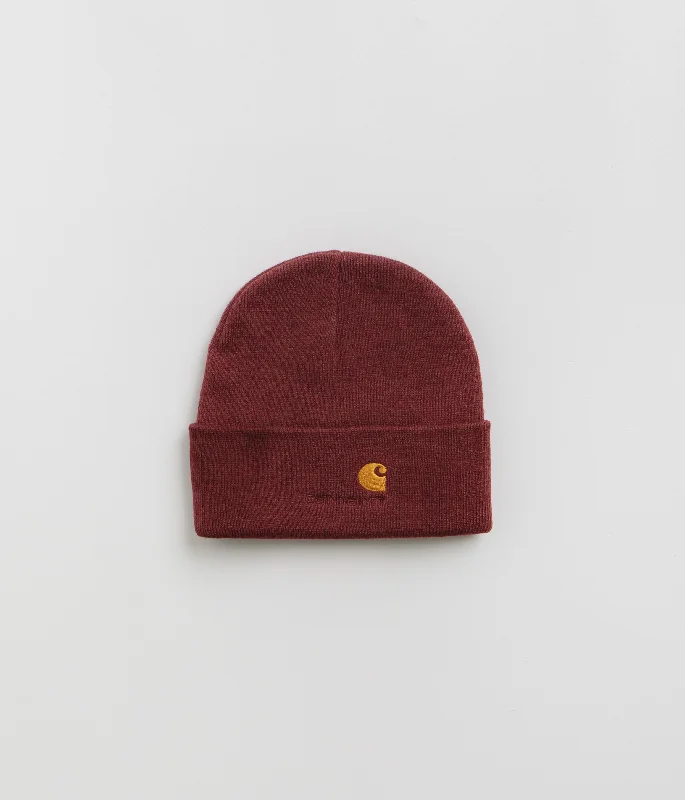 Carhartt American Script Beanie - Malbec