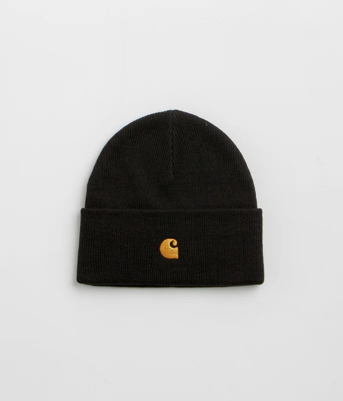 Carhartt Chase Beanie - Black / Gold