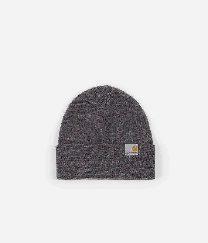 Carhartt Stratus Low Beanie - Dark Grey Heather