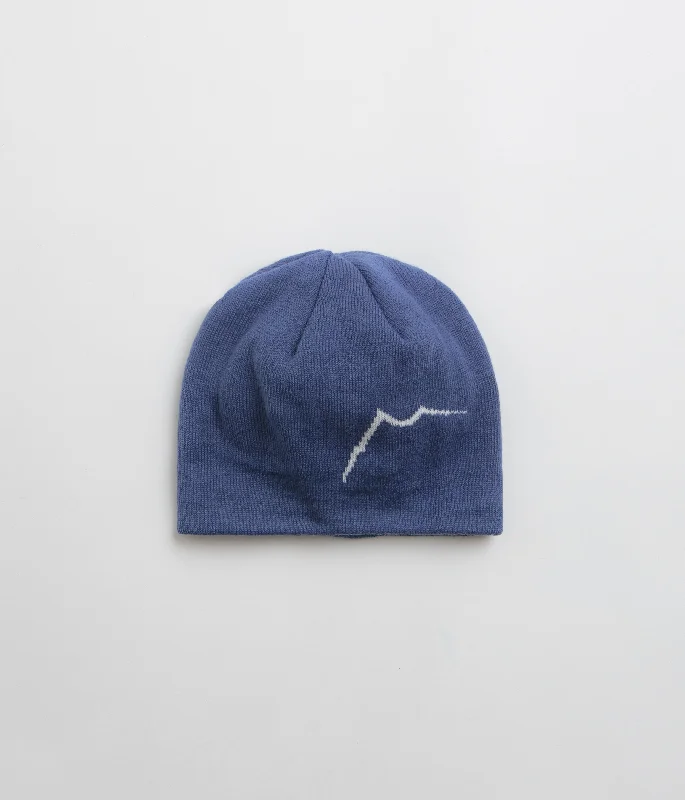 Cayl Logo Short Beanie - Blue