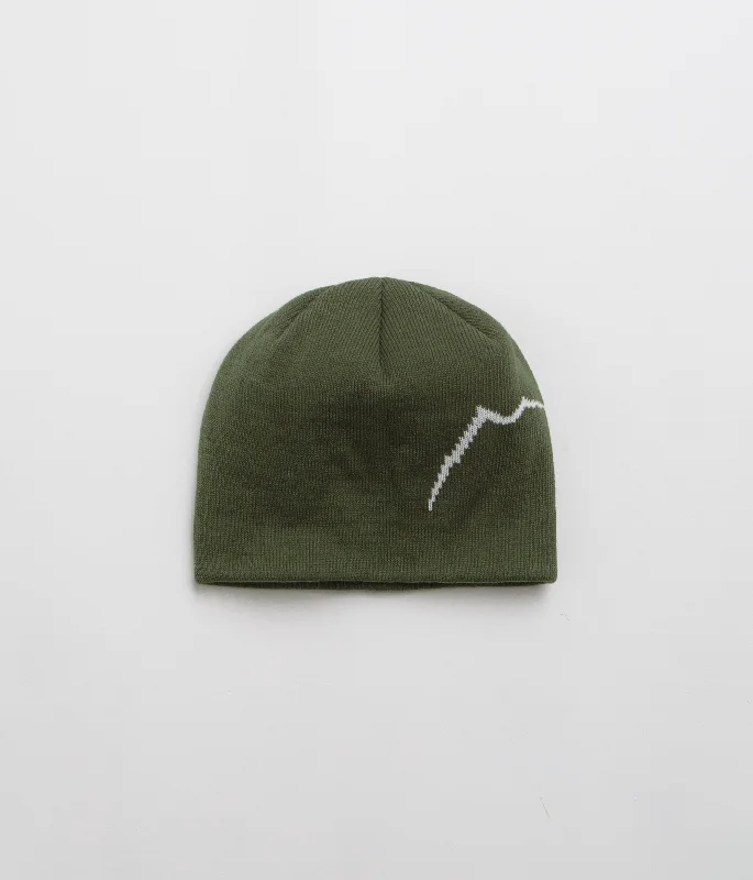 Cayl Short Logo Beanie - Olive