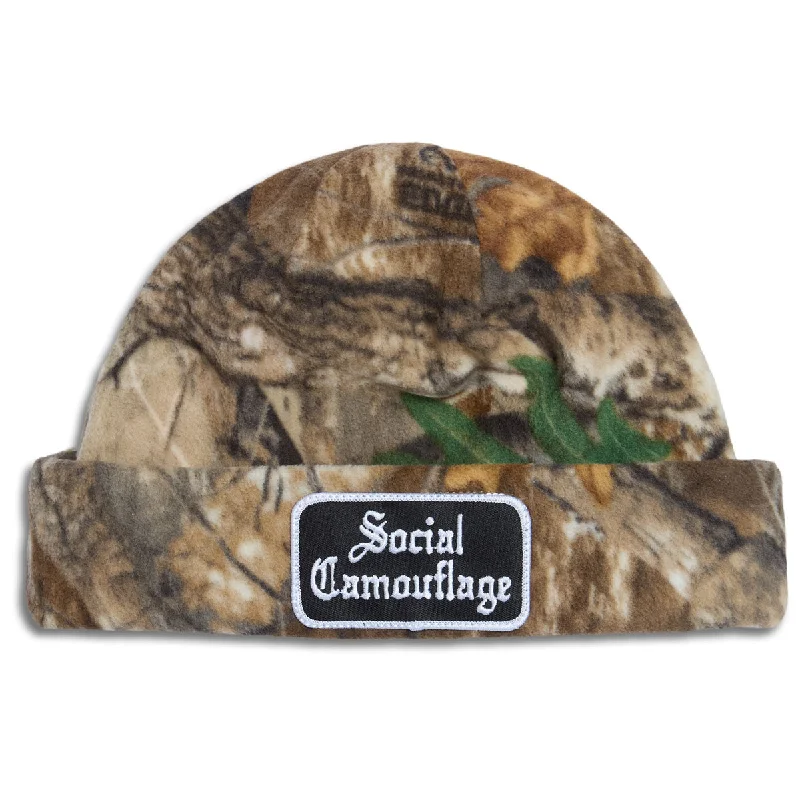 CCS Social Camouflage Fleece Beanie - Edge