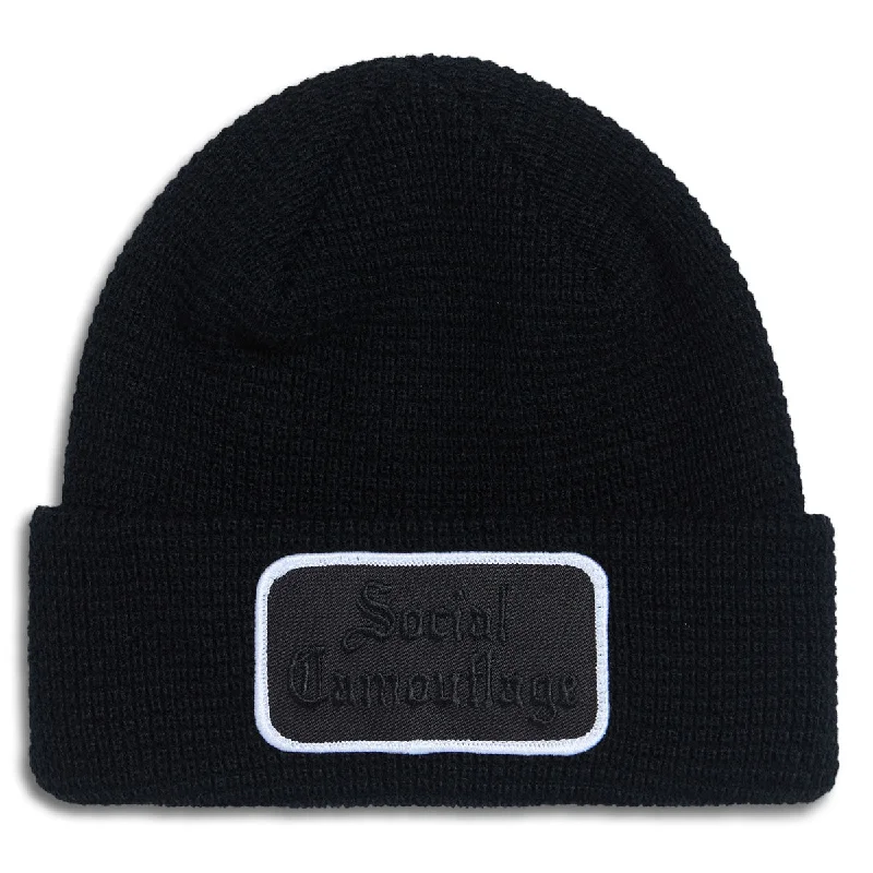 CCS Social Camouflage Patch Beanie - Black