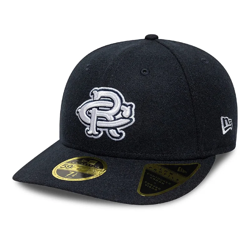 Cedar Rapids Kernels MiLB Block Letter Navy Low Profile 59FIFTY Fitted Cap