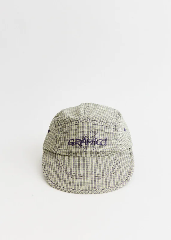 Checkered Long Bill Cap