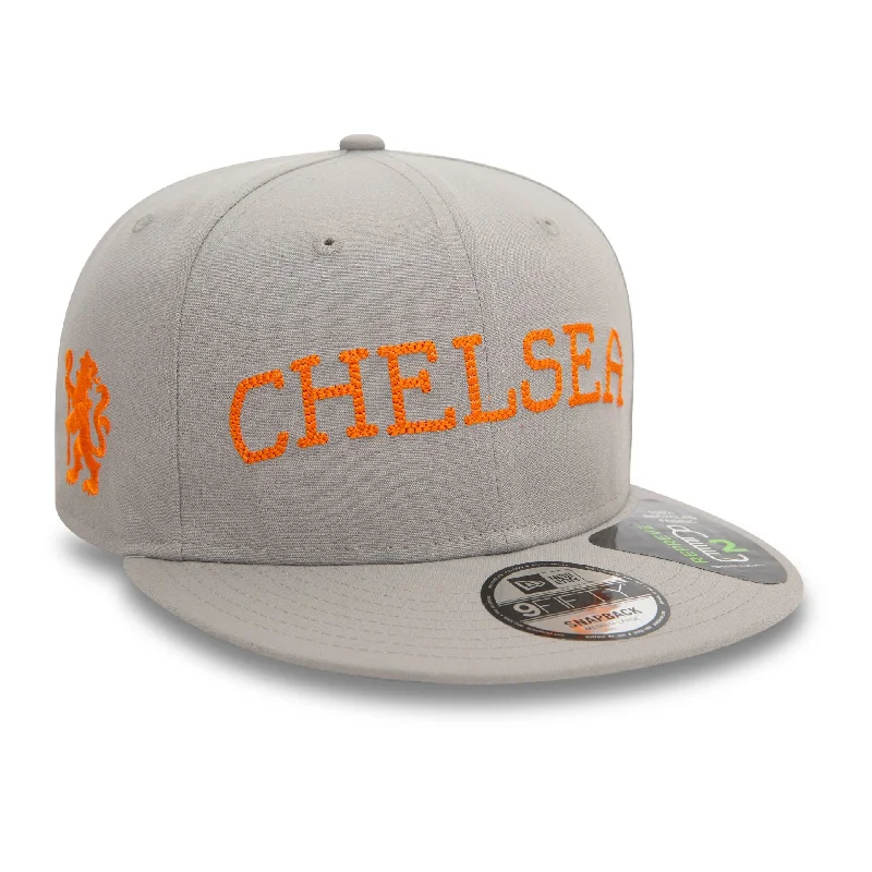 Chelsea FC Repreve Chainstitch Grey 9FIFTY Snapback Cap