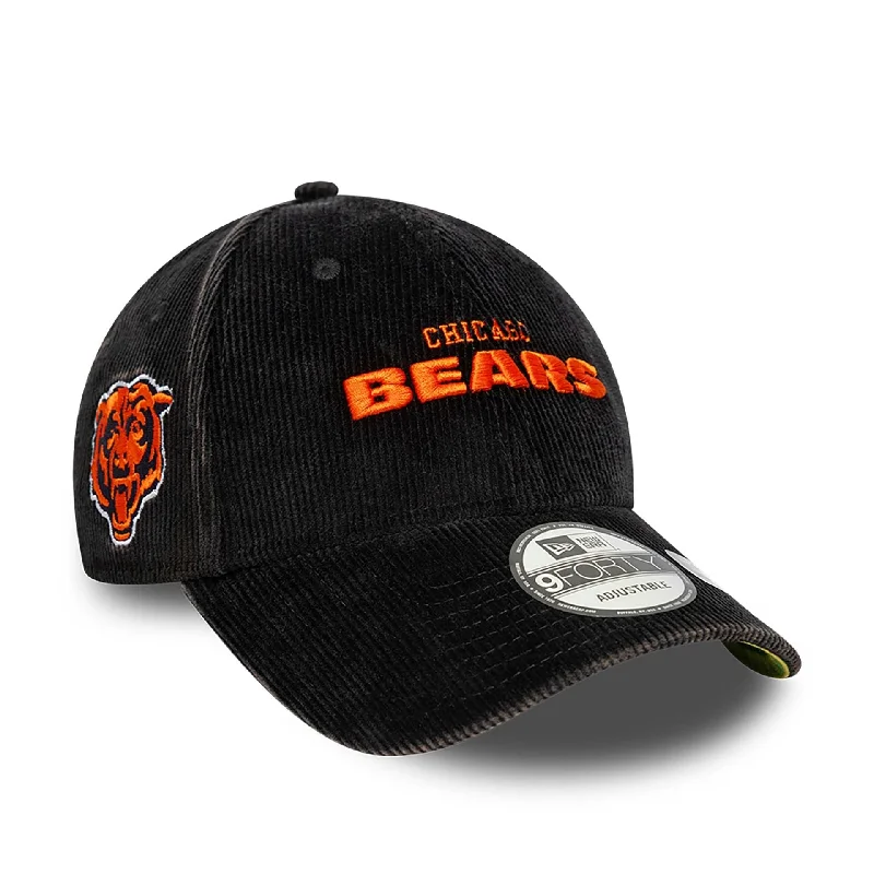 Chicago Bears NFL International Series Games 2024 Black 9FORTY Adjustable Cap