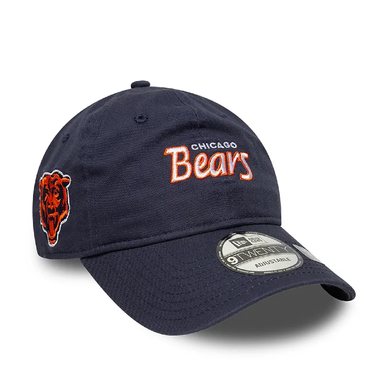 Chicago Bears NFL International Series Games 2024 Navy 9TWENTY Adjustable Cap