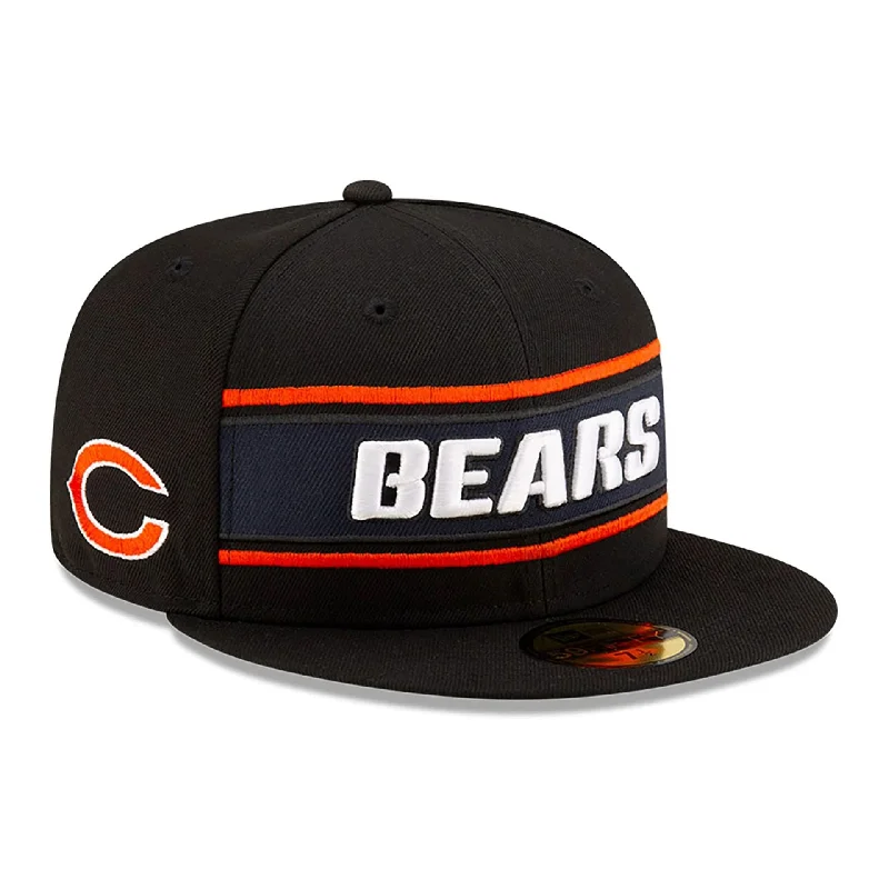 Chicago Bears NFL Sideline 2024 Black 59FIFTY Fitted Cap