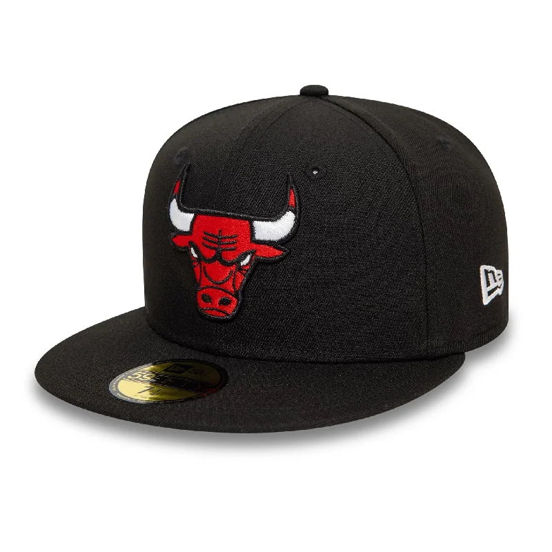 Chicago Bulls NBA Essential Black 59FIFTY Fitted Cap