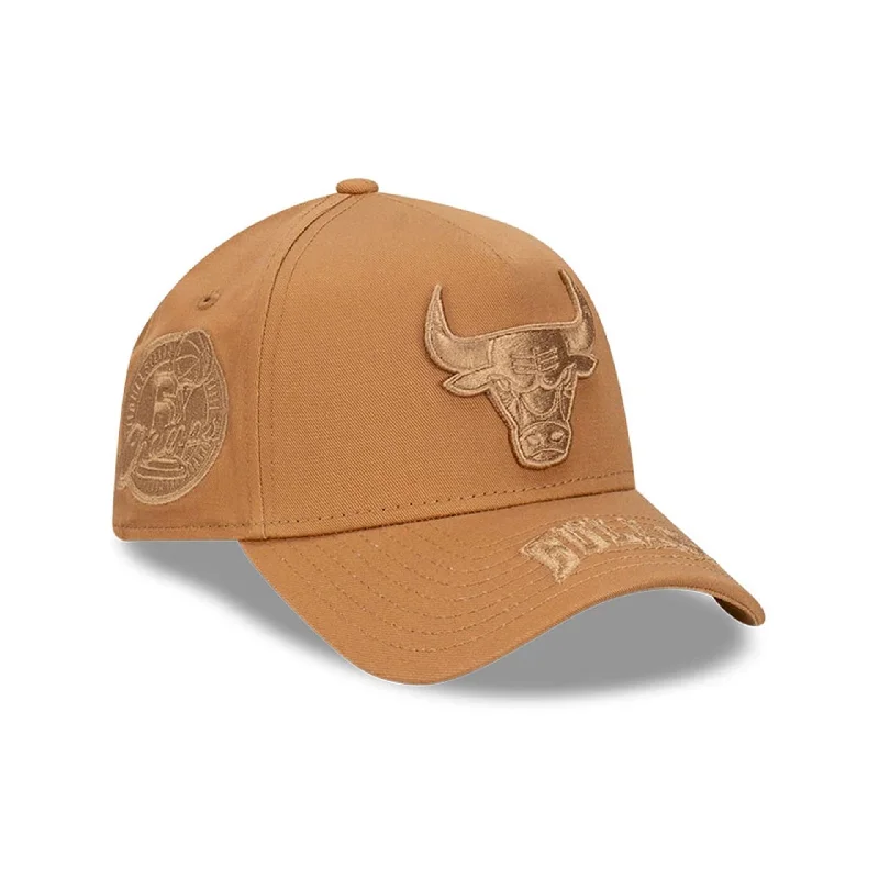 Chicago Bulls Tonal Beige 9FORTY A-Frame Adjustable Cap