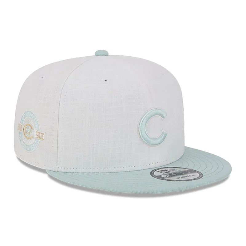 Chicago Cubs Minty Breeze White 9FIFTY Snapback Cap