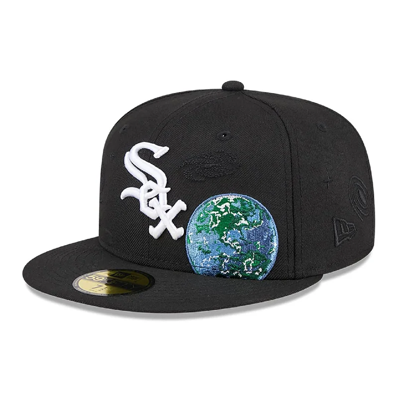 Chicago White Sox Global Black 59FIFTY Fitted Cap