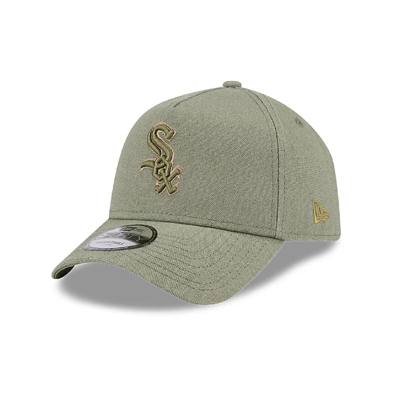 Chicago White Sox Logo Essentials Green 9FORTY A-Frame Adjustable Cap