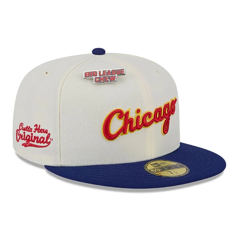 Chicago White Sox MLB Big League Chew White 59FIFTY Fitted Cap