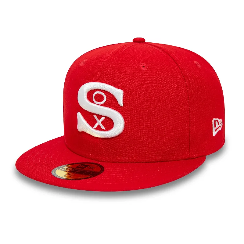 Chicago White Sox MLB Cooperstown Alternative Red 59FIFTY Fitted Cap