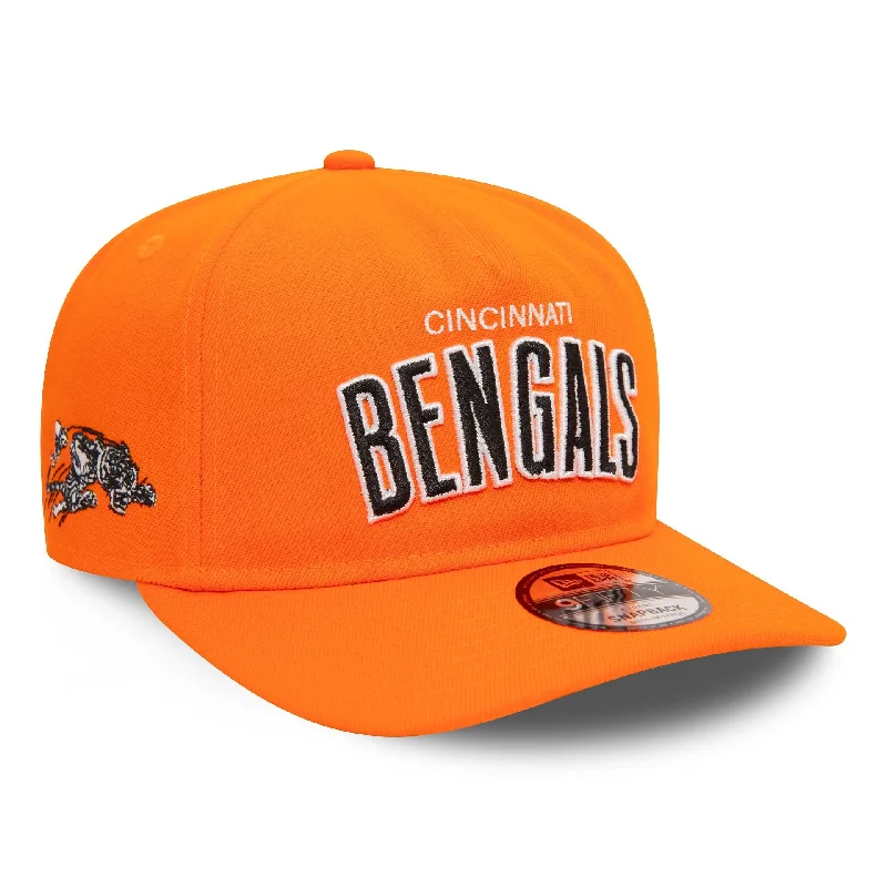 Cincinnati Bengals NFL Coaches Orange 9FIFTY A-Frame Snapback Cap