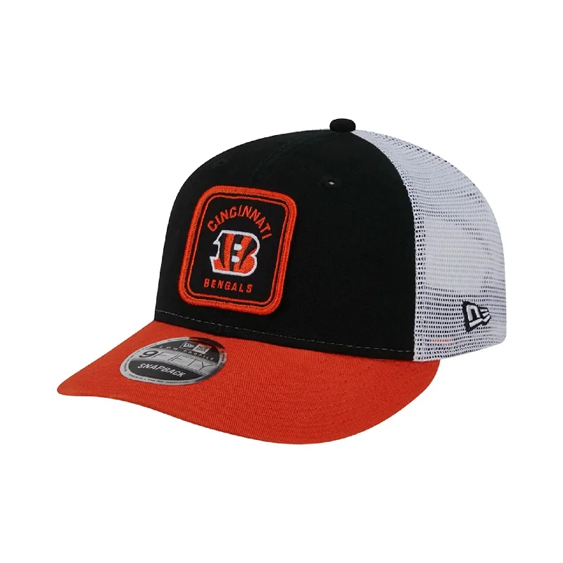 Cincinnati Bengals NFL Patch Black Low Profile 9FIFTY Snapback Cap