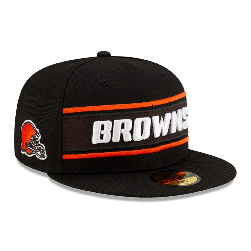 Cleveland Browns NFL Sideline 2024 Black 59FIFTY Fitted Cap