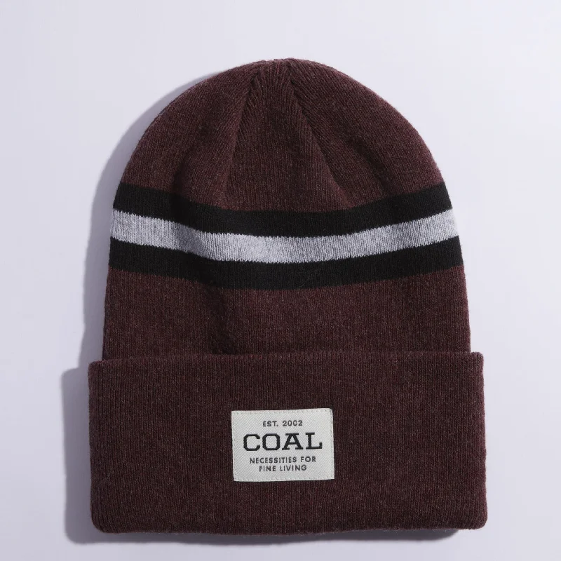 Coal Recycled Wool Uniform Knit Cuff Beanie - Stripe