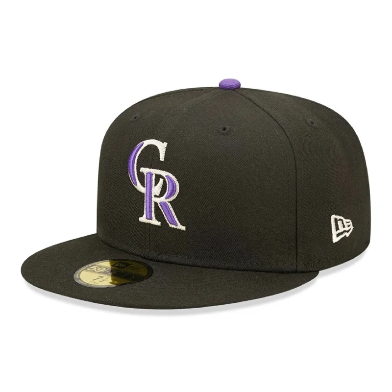 Colorado Rockies Authentic On Field Black 59FIFTY Cap