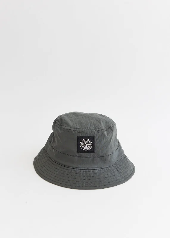 Compass Patch Nylon Bucket Hat