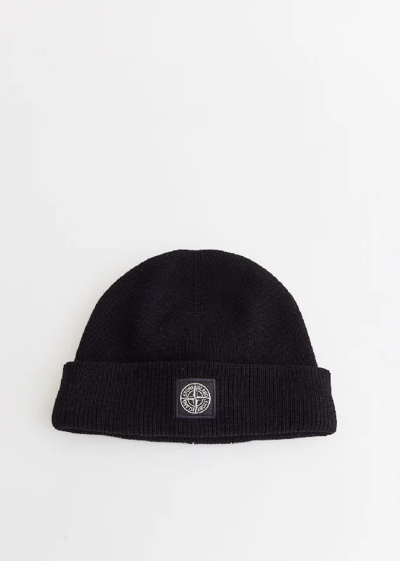 Compass Patch Organic Cotton Beanie