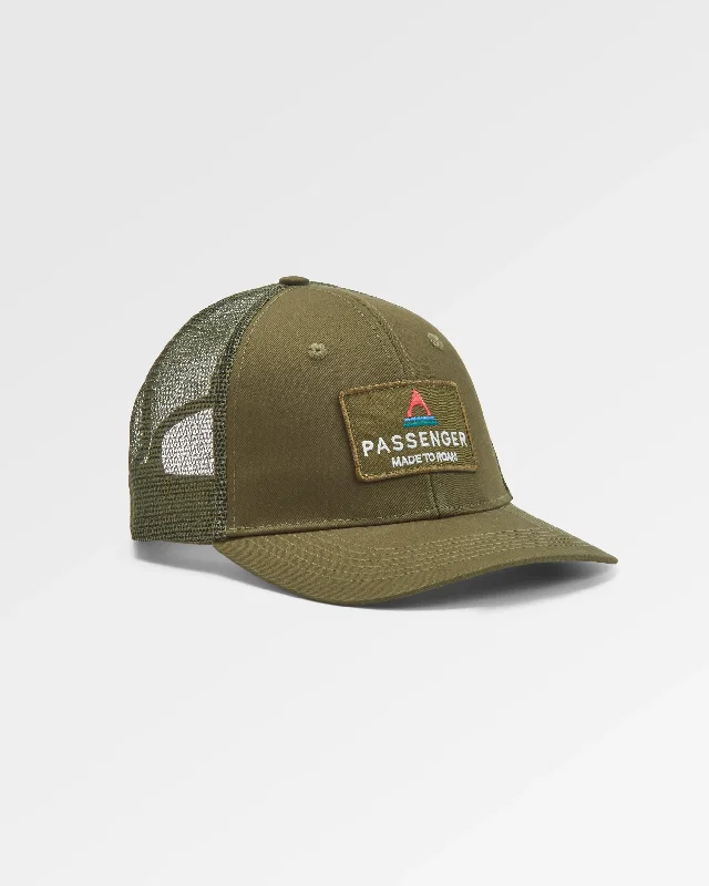 Core Recycled Cotton Trucker Cap - Khaki