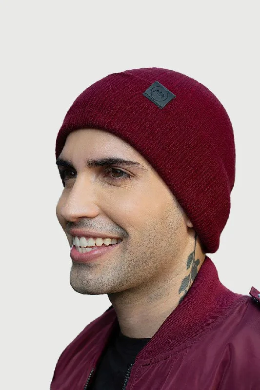 Crimson Crest Beanie