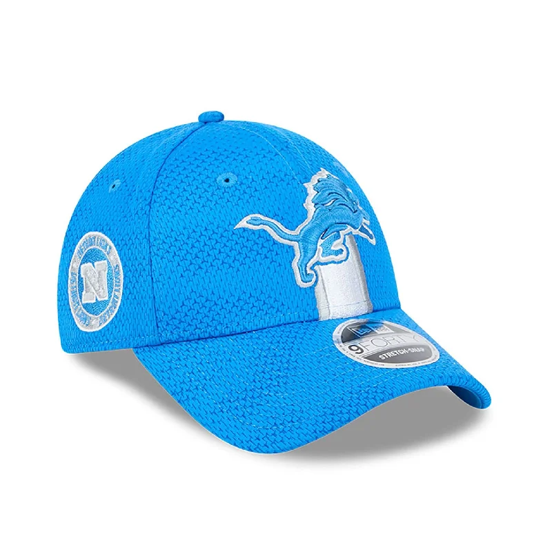 Detroit Lions NFL Sideline 2024 Blue 9FORTY Stretch Snap Cap