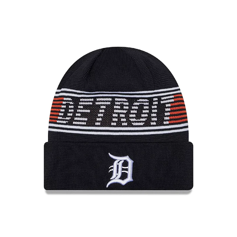 Detroit Tigers City Connect Navy Sport Knit Beanie Hat