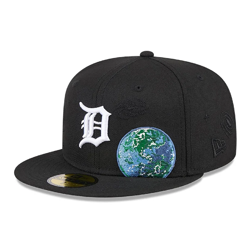 Detroit Tigers Global Black 59FIFTY Fitted Cap