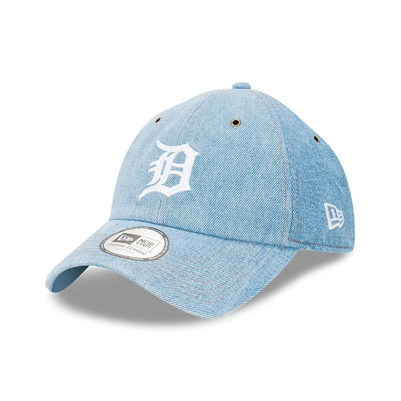 Detroit Tigers Washed Denim Blue Casual Classic Adjustable Cap