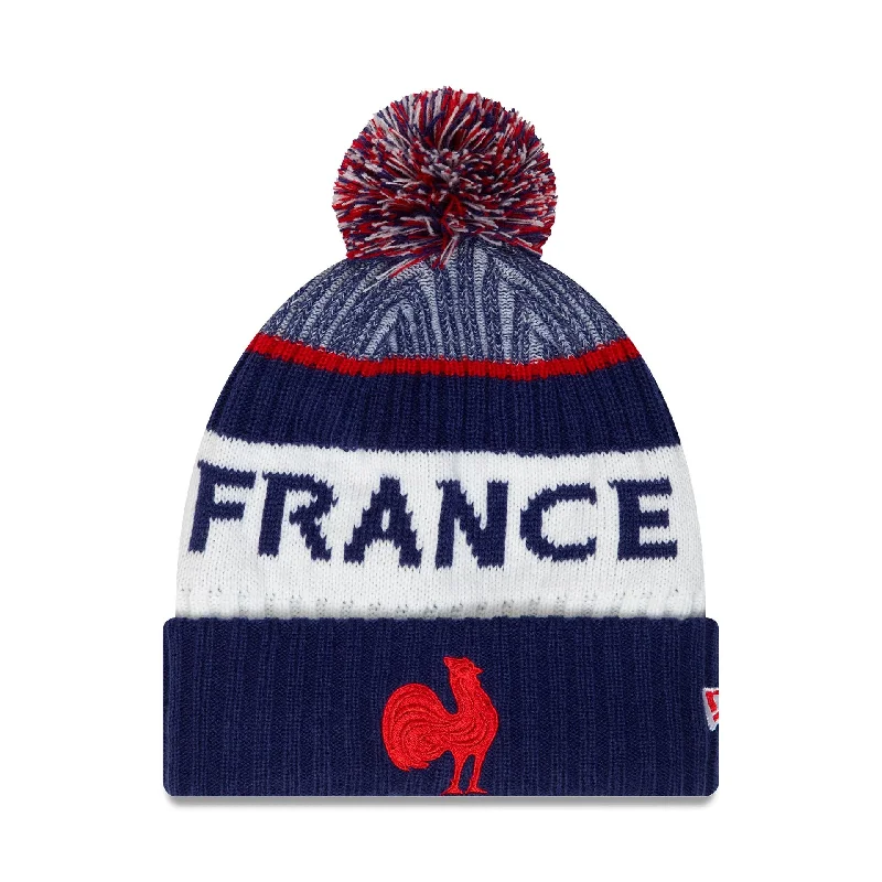 French Federation Of Rugby Dark Blue Beanie Hat